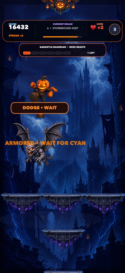 Jack-O-Lantern Jump App Store screenshot 3